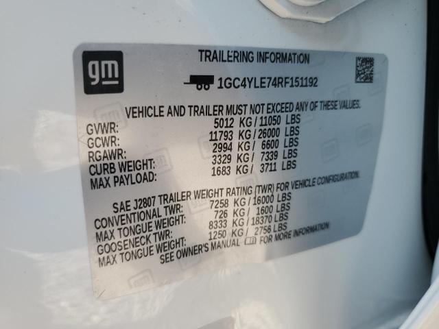 1GC4YLE74RF151192 - 2024 CHEVROLET SILVERADO K2500 HEAVY DUTY WHITE photo 13