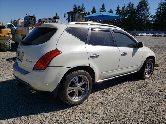 JN8AZ08W37W608240 - 2007 NISSAN MURANO SL WHITE photo 3