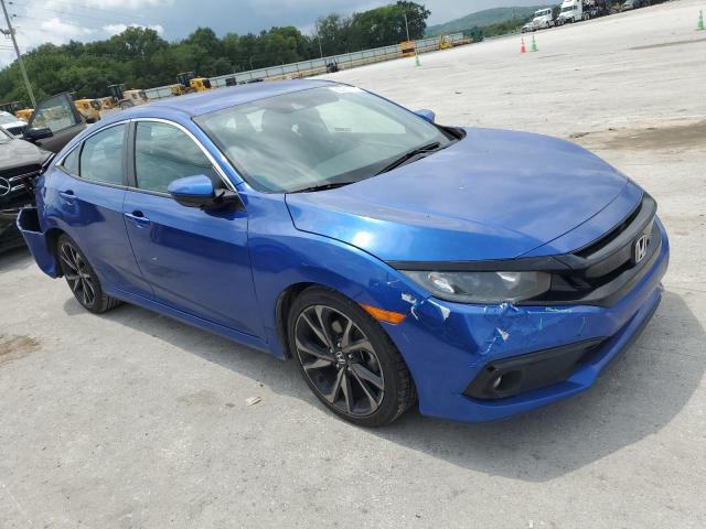 2HGFC2F83LH561143 - 2020 HONDA CIVIC SPORT BLUE photo 4