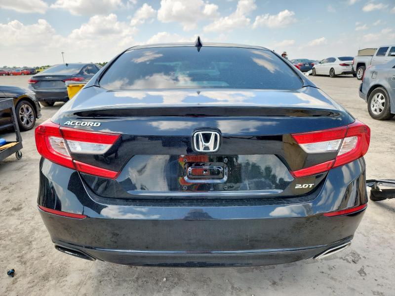 1HGCV2F58JA000998 - 2018 HONDA ACCORD EXL Schwarz Foto 6