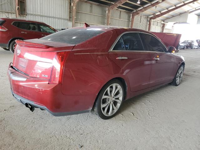 1G6AC5S31E0114325 - 2014 CADILLAC ATS PERFORMANCE RED photo 3