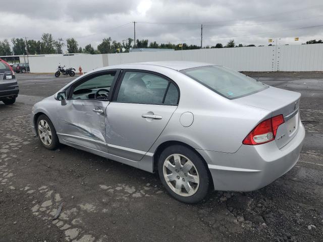 19XFA1F5XBE043495 - 2011 HONDA CIVIC LX SILVER photo 2