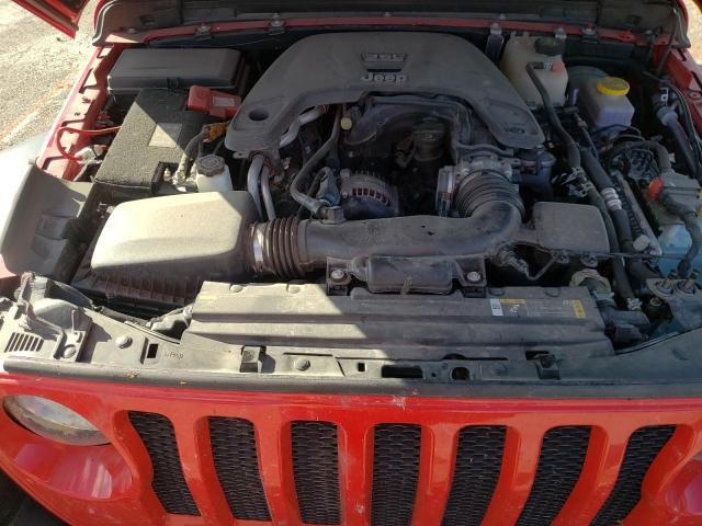 1C4GJXAG4MW661811 - 2021 JEEP WRANGLER SPORT RED photo 7