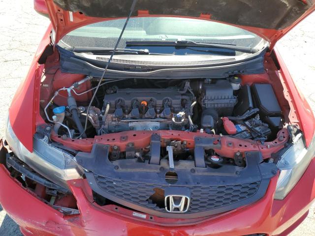 2HGFG3B55DH509813 - 2013 HONDA CIVIC LX RED photo 11