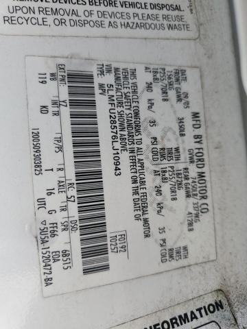 5LMFU28576LJ10943 - 2006 LINCOLN NAVIGATOR 白色 照片 13