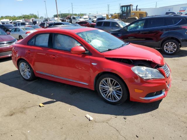 JS2RF9A68C6100545 - 2012 SUZUKI KIZASHI SPORT GTS RED photo 4