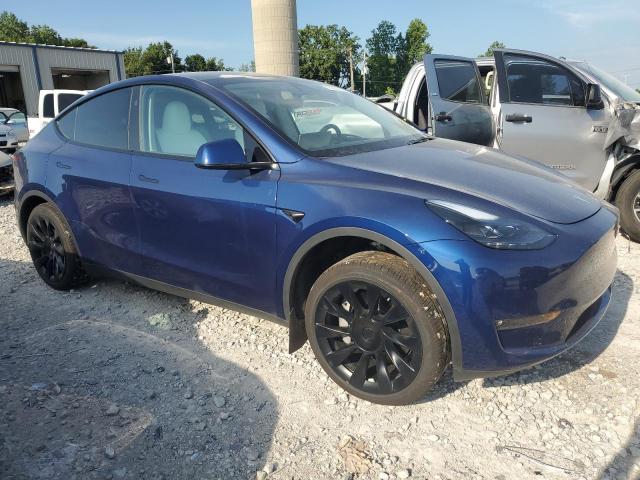 7SAYGAEE7RF981874 - 2024 TESLA MODEL Y BLUE photo 4