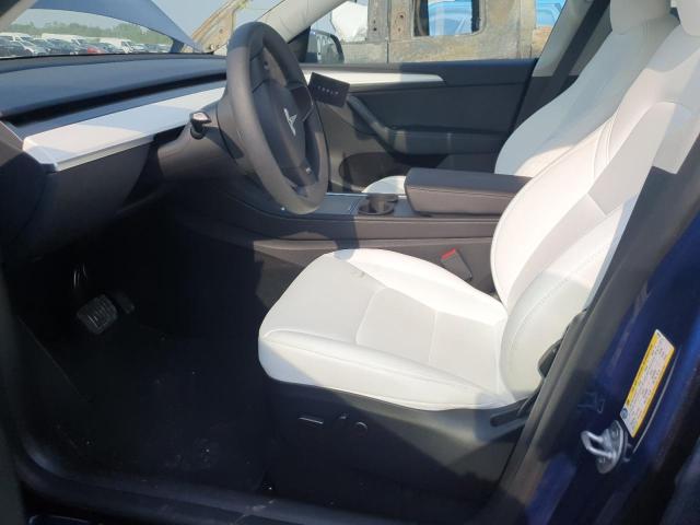7SAYGAEE7RF981874 - 2024 TESLA MODEL Y 蓝色 照片 7