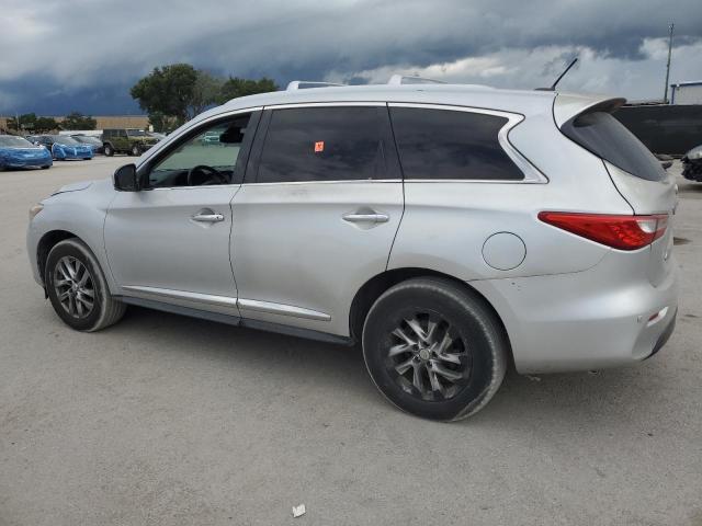 5N1AL0MM1EC545392 - 2014 INFINITI QX60 SILVER photo 2