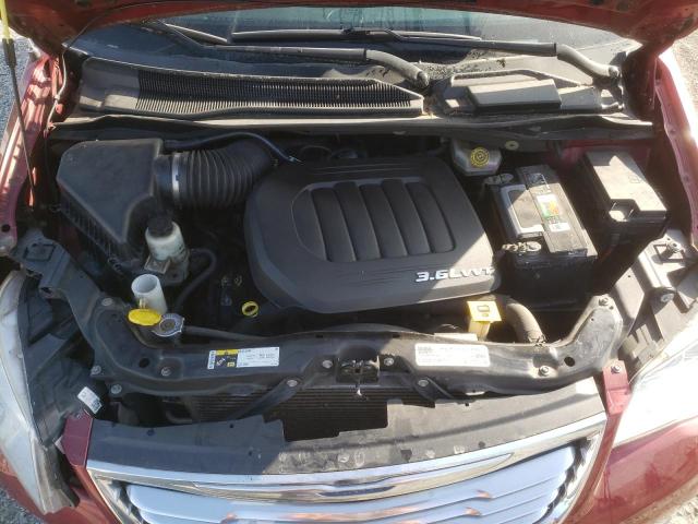 2C4RC1BG8GR141770 - 2016 CHRYSLER TOWN & COU TOURING BURGUNDY photo 12