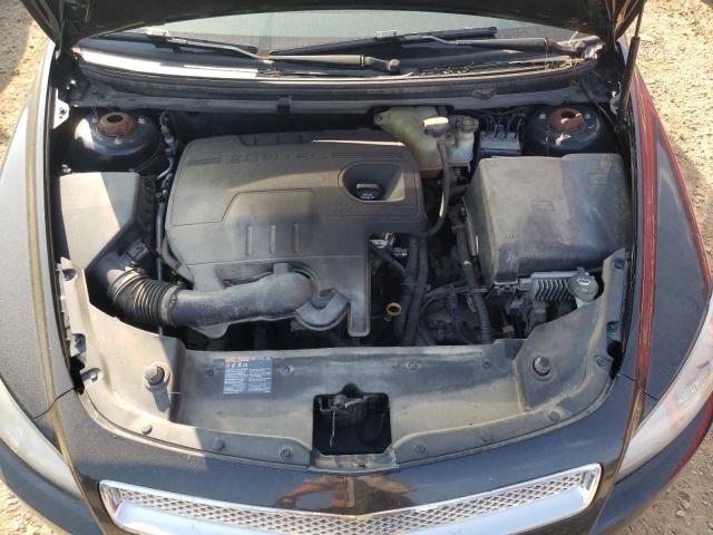 1G1ZC5E0XCF140992 - 2012 CHEVROLET MALIBU 1LT BLACK photo 11