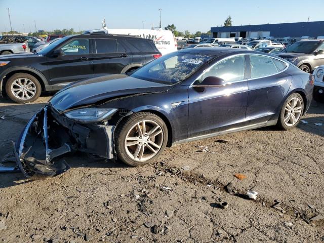 5YJSA1CN0DFP11501 - 2013 TESLA MODEL S Կապույտ լուսանկար 1
