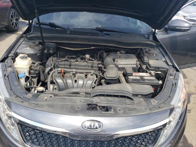 KNAGN4A77B5106080 - 2011 KIA OPTIMA EX GRAY photo 11