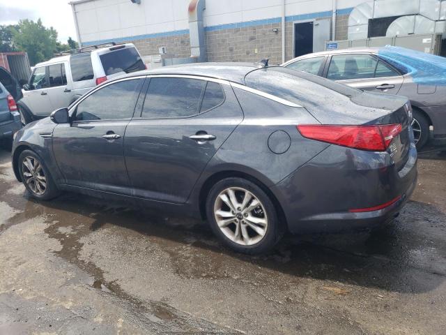 KNAGN4A77B5106080 - 2011 KIA OPTIMA EX GRAY photo 2