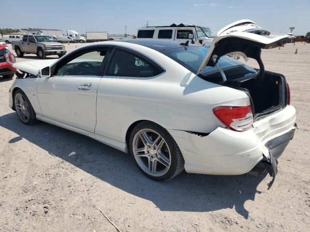 WDDGJ5HB8CF885442 - 2012 MERCEDES-BENZ C 350 WHITE photo 2