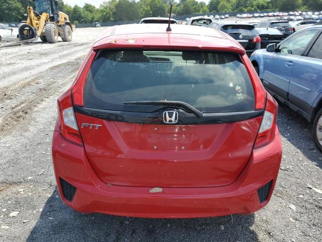 JHMGK5H53HS020442 - 2017 HONDA FIT LX RED photo 6