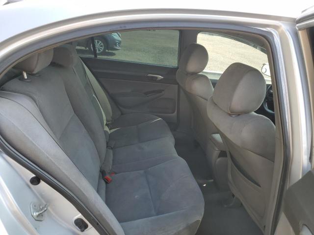 1HGFA16486L805857 - 2006 HONDA CIVIC LX SILVER photo 10