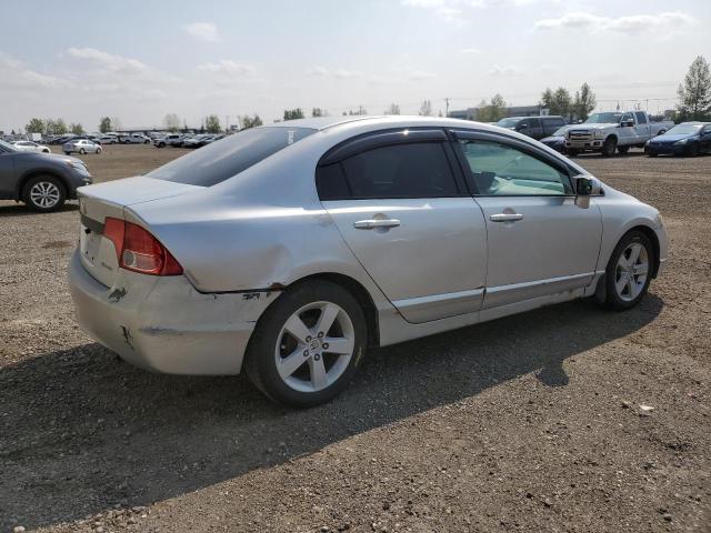 1HGFA16486L805857 - 2006 HONDA CIVIC LX SILVER photo 3