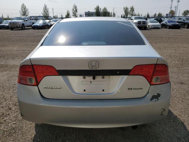 1HGFA16486L805857 - 2006 HONDA CIVIC LX SILVER photo 6