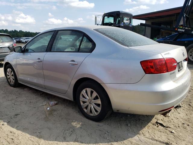3VW2K7AJ3DM206822 - 2013 VOLKSWAGEN JETTA BASE 银色 照片 2