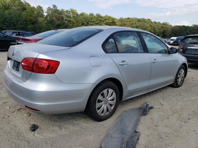 3VW2K7AJ3DM206822 - 2013 VOLKSWAGEN JETTA BASE 银色 照片 3