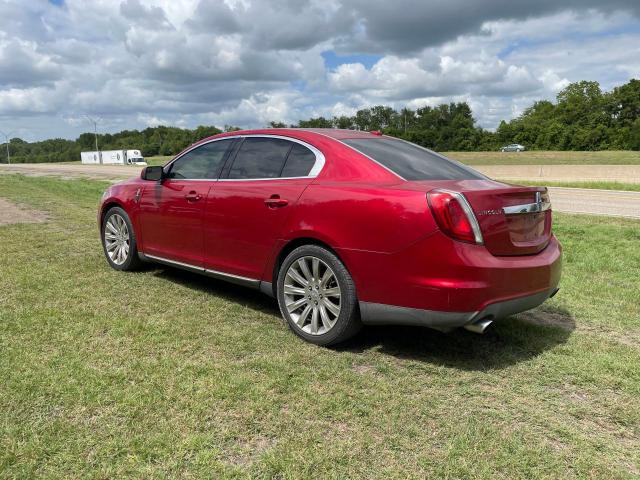 1LNHL9FT5BG605718 - 2011 LINCOLN MKS RED photo 3