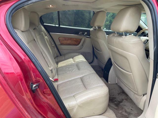 1LNHL9FT5BG605718 - 2011 LINCOLN MKS RED photo 6