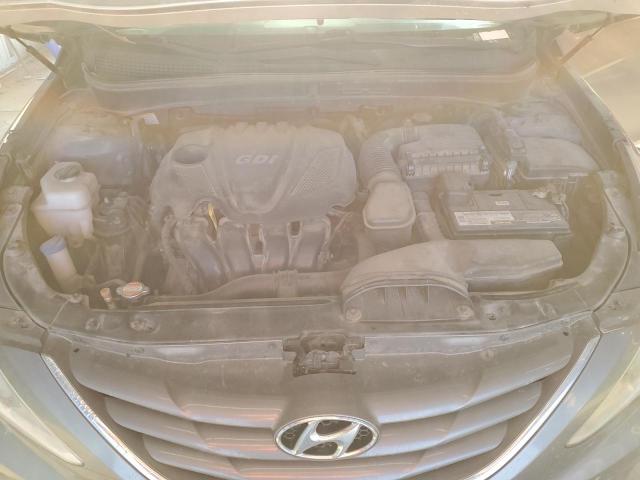 5NPEB4AC0CH314657 - 2012 HYUNDAI SONATA GLS GRAY photo 11