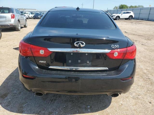 JN1BV7AR3FM395375 - 2015 INFINITI Q50 BASE BLACK photo 6