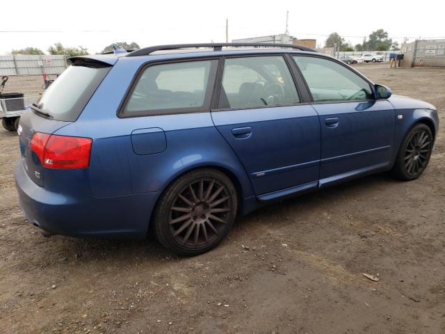 WAUEH98EX8A062396 - 2008 AUDI A4 S-LINE 3.2 QUATTRO BLUE photo 3