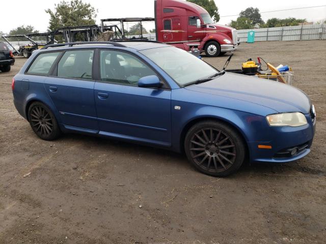 WAUEH98EX8A062396 - 2008 AUDI A4 S-LINE 3.2 QUATTRO BLUE photo 4