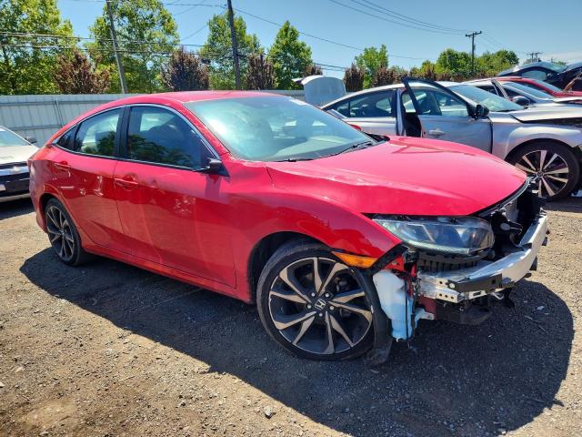 2HGFC2F89MH553436 - 2021 HONDA CIVIC SPORT RED photo 4