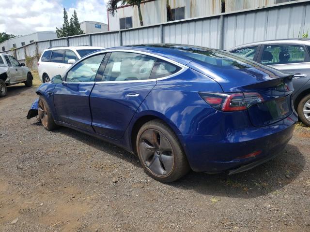 5YJ3E1EA9JF155817 - 2018 TESLA MODEL 3 BLUE photo 2