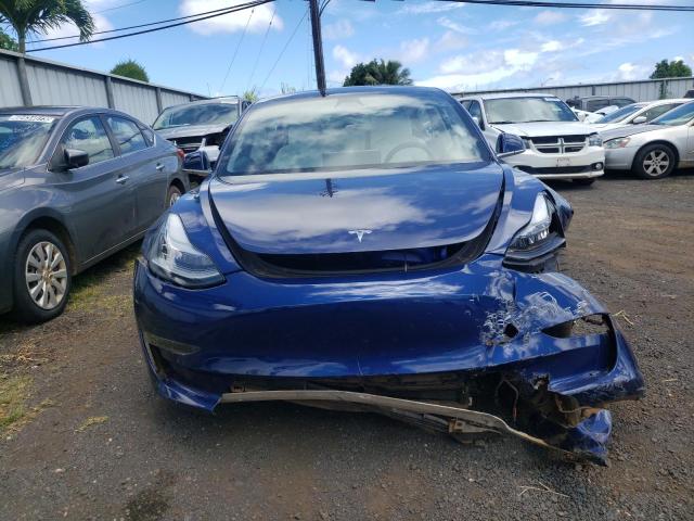 5YJ3E1EA9JF155817 - 2018 TESLA MODEL 3 BLUE photo 5