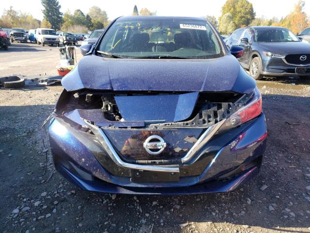 1N4AZ1CP5KC319765 - 2019 NISSAN LEAF S BLUE photo 5