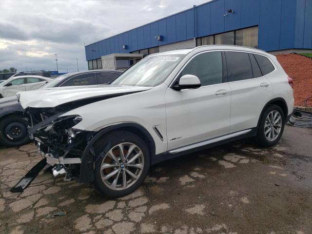 5UXTR9C54JLD62428 - 2018 BMW X3 XDRIVE30I WHITE photo 1