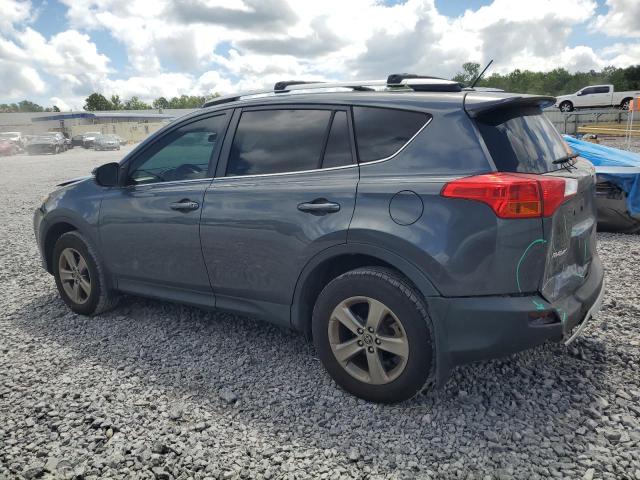 JTMWFREV7FD055029 - 2015 TOYOTA RAV4 XLE GRAY photo 2