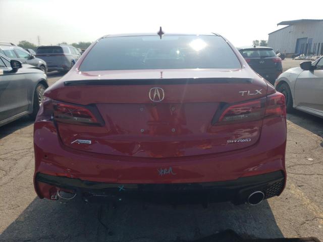 19UUB3F60JA001333 - 2018 ACURA TLX TECH+A Կարմիր լուսանկար 6