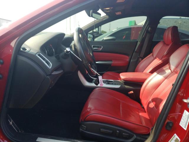 19UUB3F60JA001333 - 2018 ACURA TLX TECH+A Կարմիր լուսանկար 7