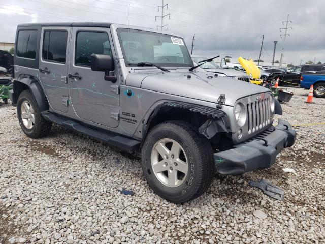 1C4BJWDG0GL136363 - 2016 JEEP WRANGLER U SPORT GRAY photo 4