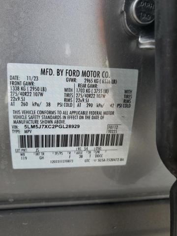 5LM5J7XC2PGL28929 - 2023 LINCOLN AVIATOR RESERVE Серебристый фото 13