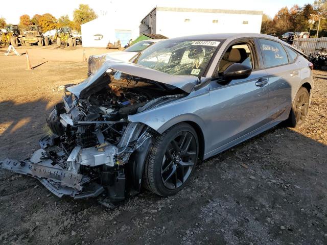 19XFL2H88NE016050 - 2022 HONDA CIVIC SPORT Argent photo 2