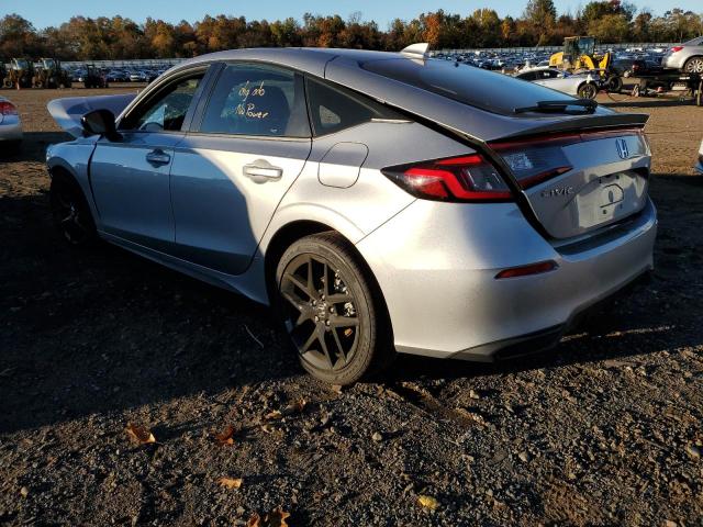 19XFL2H88NE016050 - 2022 HONDA CIVIC SPORT Argent photo 3