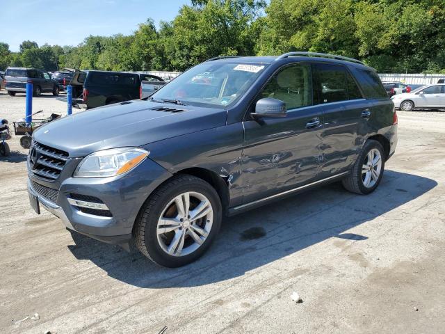 4JGDA5HB6CA041681 - 2012 MERCEDES-BENZ ML 350 4MATIC GRAY photo 1