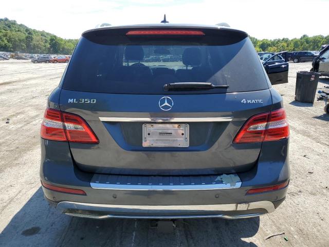 4JGDA5HB6CA041681 - 2012 MERCEDES-BENZ ML 350 4MATIC GRAY photo 6