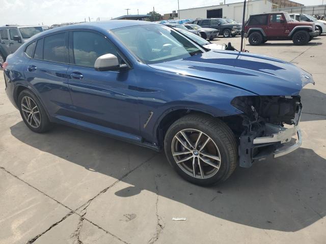 5UXUJ5C52KLA93416 - 2019 BMW X4 M40I BLUE photo 4