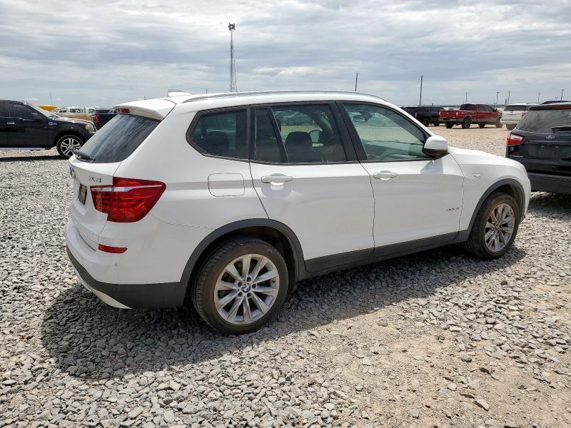 5UXWX9C36H0W79296 - 2017 BMW X3 XDRIVE28I WHITE photo 3