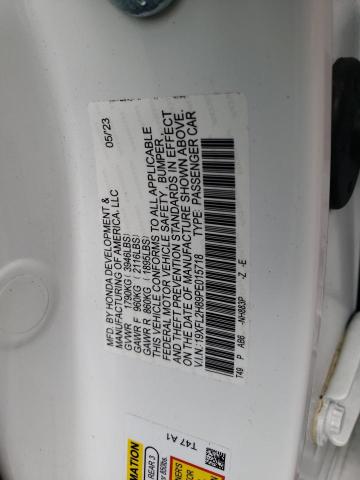 19XFL2H89PE015718 - 2023 HONDA CIVIC SPORT 白色 照片 12