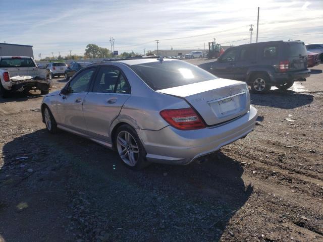 WDDGF4HB2EG216625 - 2014 MERCEDES-BENZ C 250 SILVER photo 3