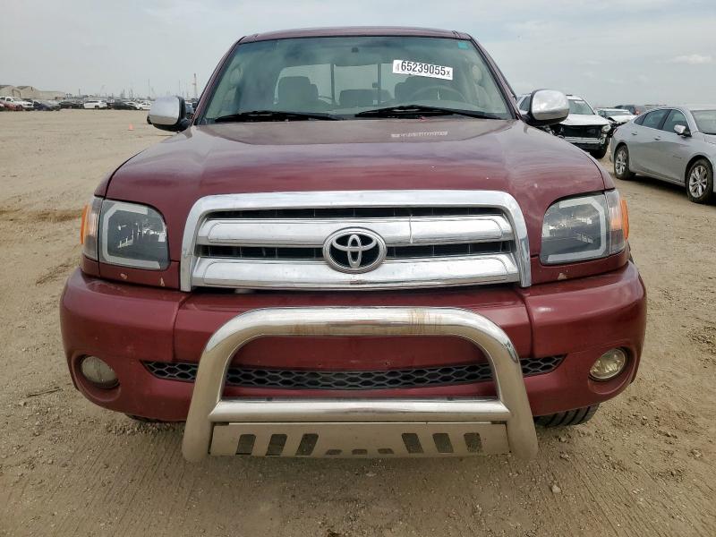 5TBRT34126S478700 - 2006 TOYOTA TUNDRA ACCESS CAB SR5 MAROON photo 5